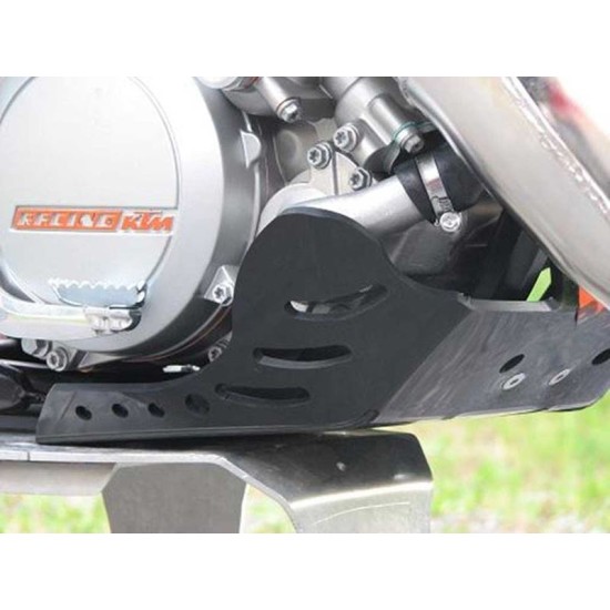 Ποδιά κινητήρα τεφλόν 6mm AXP για, KTM SX 125 έτος από 2011 χρώμα - μαύρο