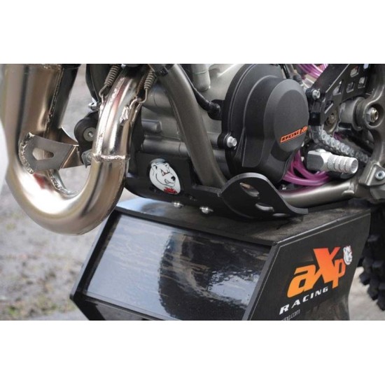 Ποδιά κινητήρα τεφλόν 6mm AXP για, KTM SX 85 έτος από 2013 - 2015 χρώμα - μαύρο