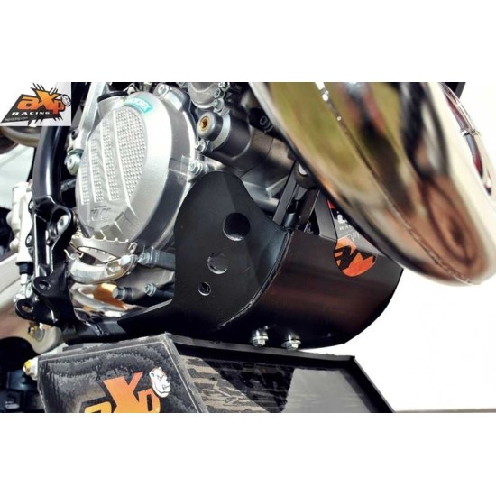 Ποδιά κινητήρα τεφλόν 6mm AXP για, KTM SX 125 έτος από 2016 - 2021 χρώμα - μαύρο