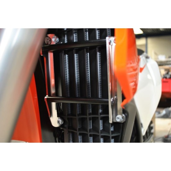 Προστατευτικά ψυγείων αλουμινίου AXP για, KTM EXC-F 250 έτος από 2018 - 2021 χρώμα - μαύρο
