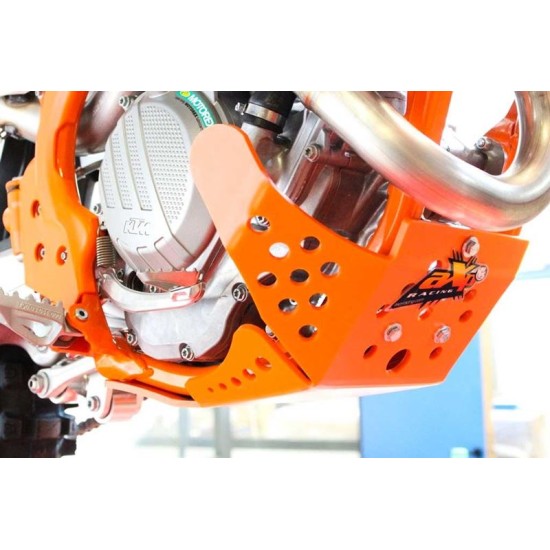 Ποδιά κινητήρα τεφλόν 6mm AXP για, KTM SX-F 350 έτος από 2016 - 2018 χρώμα - πορτοκαλί