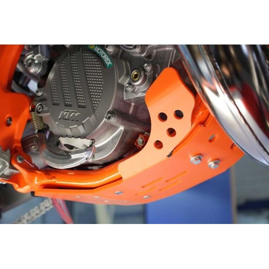 Ποδιά κινητήρα τεφλόν 6mm AXP για, KTM SX 85 έτος από 2018 - 2021 χρώμα - πορτοκαλί