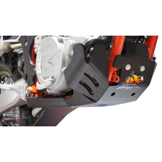 Ποδιά κινητήρα τεφλόν με προστασία μοχλικού AXP για, GasGas EX 300 έτος από 2021 χρώμα - κόκκινο