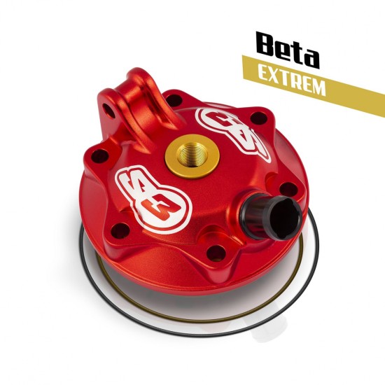 Κεφαλή μοτέρ 2T - S3 extreme - κόκκινο για BETA 300 (2012-2017)