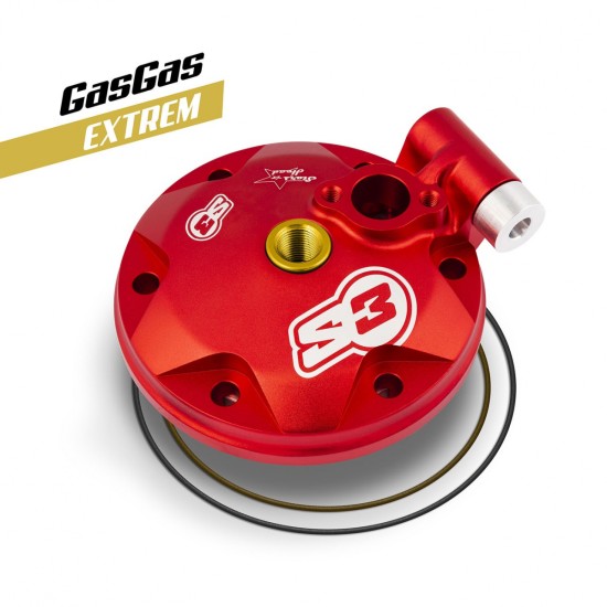 Κεφαλή μοτέρ 2T - S3 extreme - κόκκινο για GasGas 250 (1998-2017)