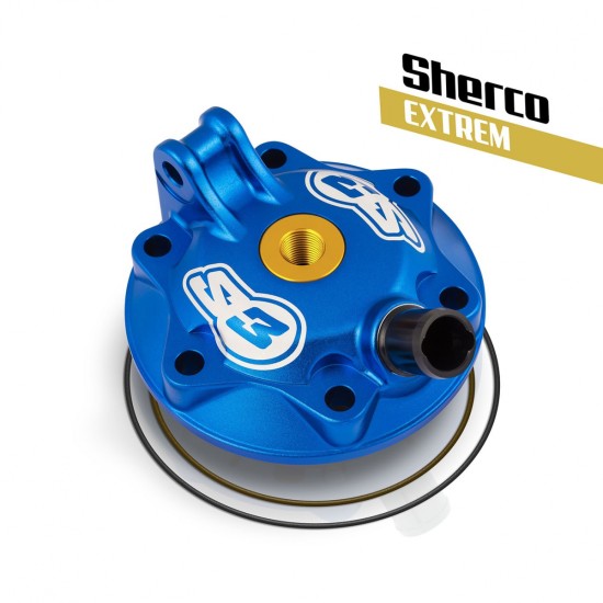 Κεφαλή μοτέρ 2T - S3 extreme - μπλέ για Sherco 250 (2012-2016)