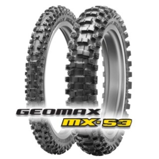 Ελαστικό  Dunlop  πίσω, 110/100-18 64M TT Geomax MX53 - 64M